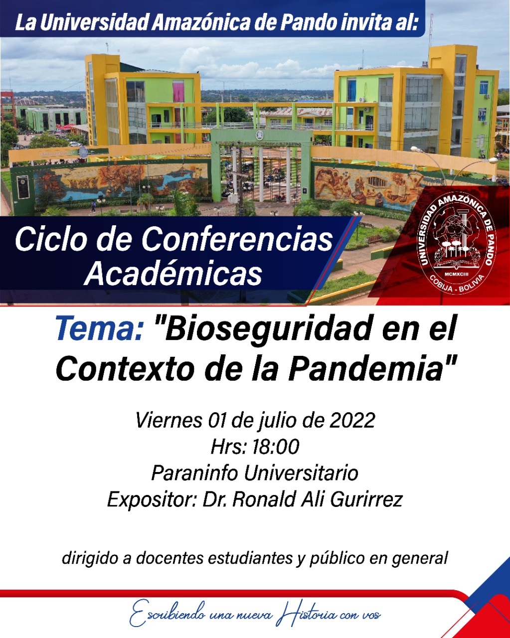 CONFERENCIA: BIOSEGURIDAD EN EL CONTEXTO DE LA PANDEMIA